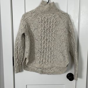 Madewell cable knit sweater